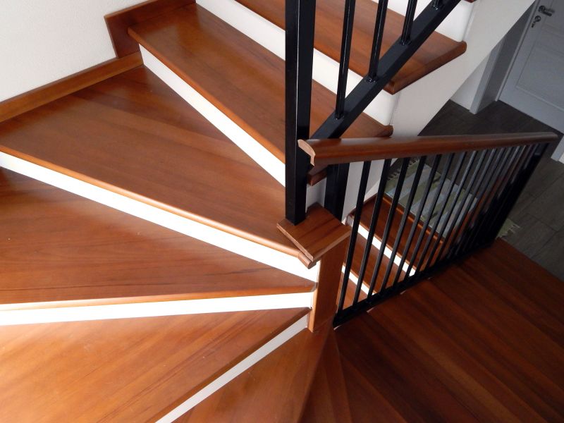 Completed Wooden Staircase
