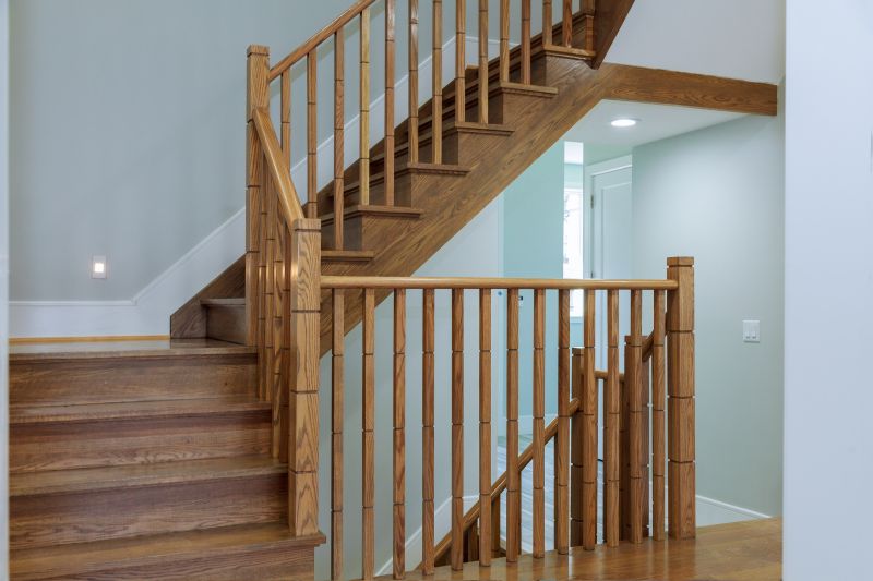 Restored Wooden Staircase